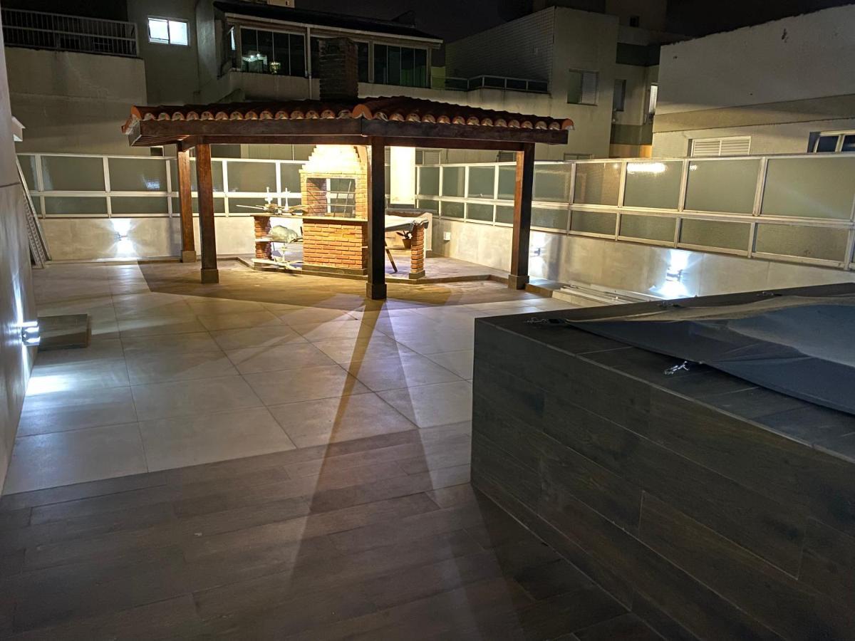 Cobertura Guaruja Apto Com Jacuzzi E Churrasqueira Exterior photo